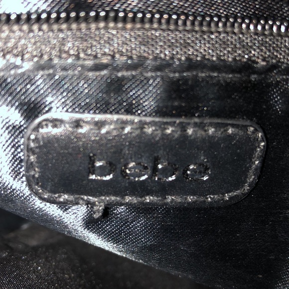 Bebe black silver stud clutch - Picture 5 of 6